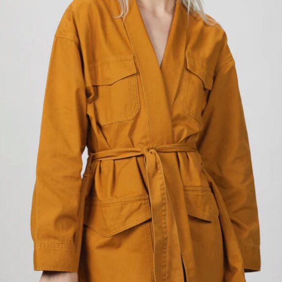 BOYISH The Joaquin Kimono Jacket Wrap Dress In Golden Child OSFM XXS-XL NWT - Picture 4 of 15